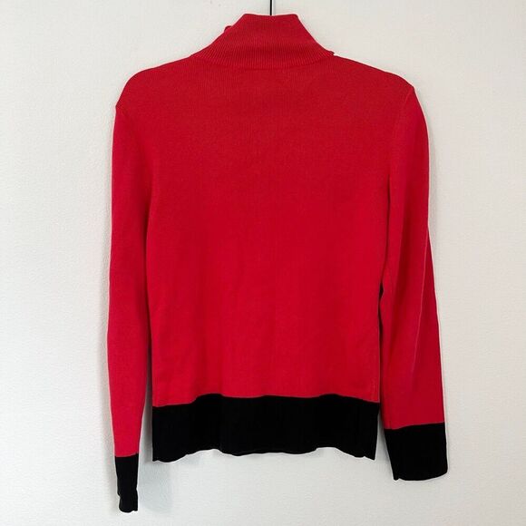 Lauren Ralph Lauren Active Long Sleeve Cotton Red Women’s Size M - Picture 8 of 8